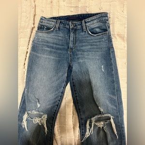 Joe’s Jeans ripped straight leg jeans